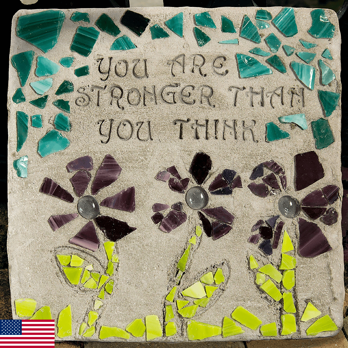 Milestones Decorative Inspiration Stepping Stone Kit for Flower Beds, Gardens, a - Image 1