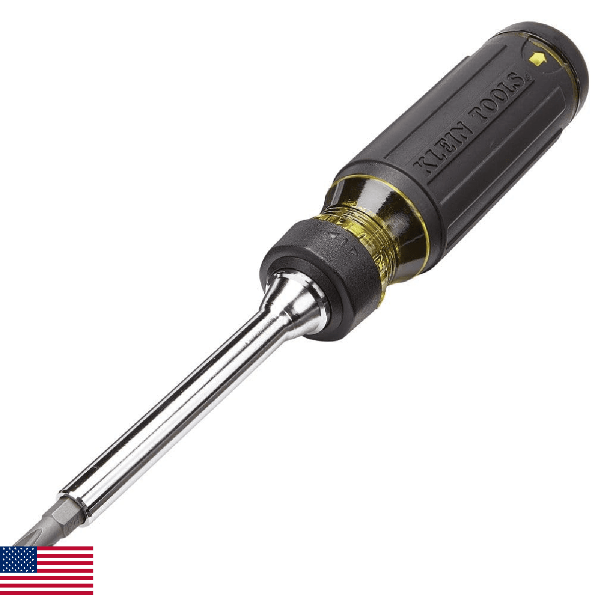 Klein Tools 32305 Multi-bit Ratcheting Screwdriver 15-in-1 Phillips Slotted Squa - Image 1