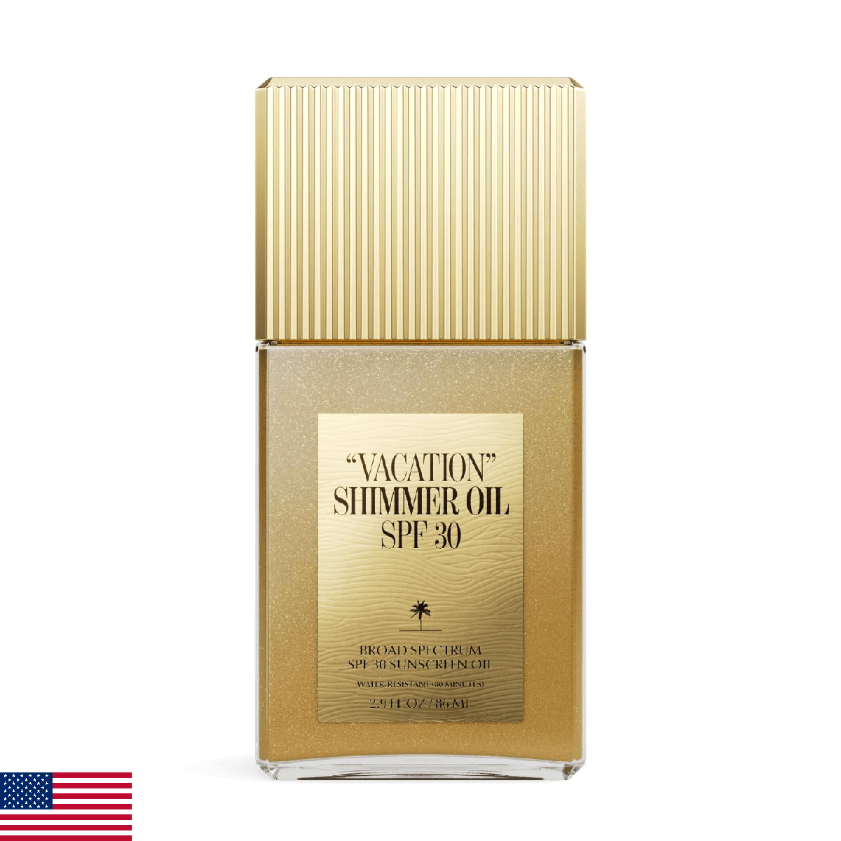 "VACATION" Shimmer Oil SPF 30 by Vacation, Shimmering Body Sunscreen, Water-Resi - Image 1
