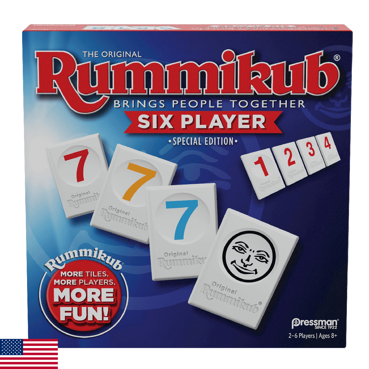 Rummikub Six Player Edition The Classic Rummy Tile Game More Tiles More Players - Image 1