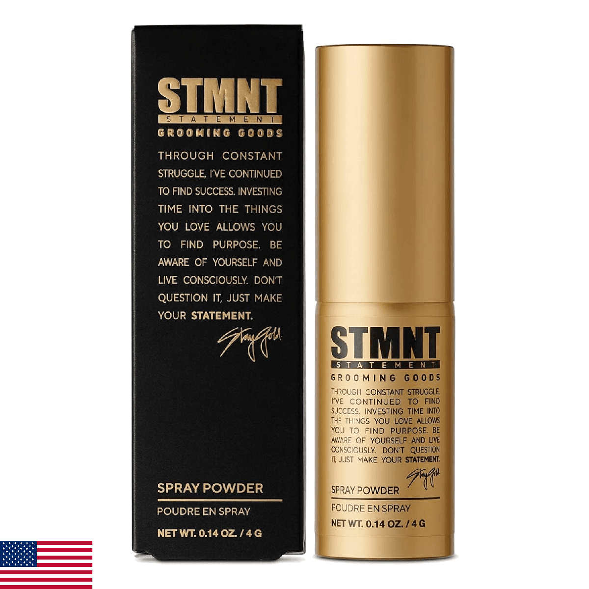 STMNT Grooming Goods Spray Powder, 0.14 oz | Extra Matte Finish | Added Texture - Image 1