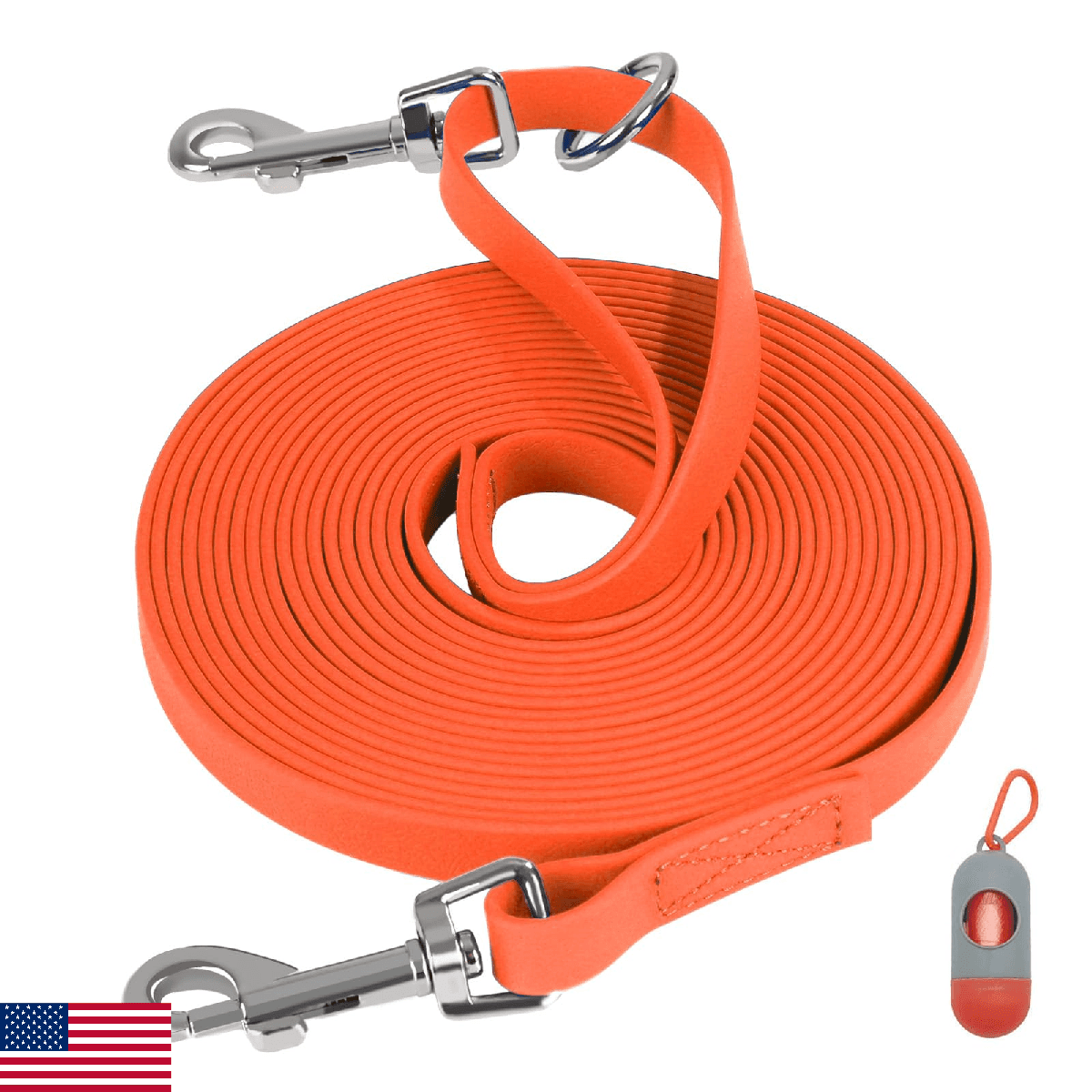 100FT Extra Long Waterproof Leash for Dogs Training Heavy Duty Lead for Large Me - Image 1