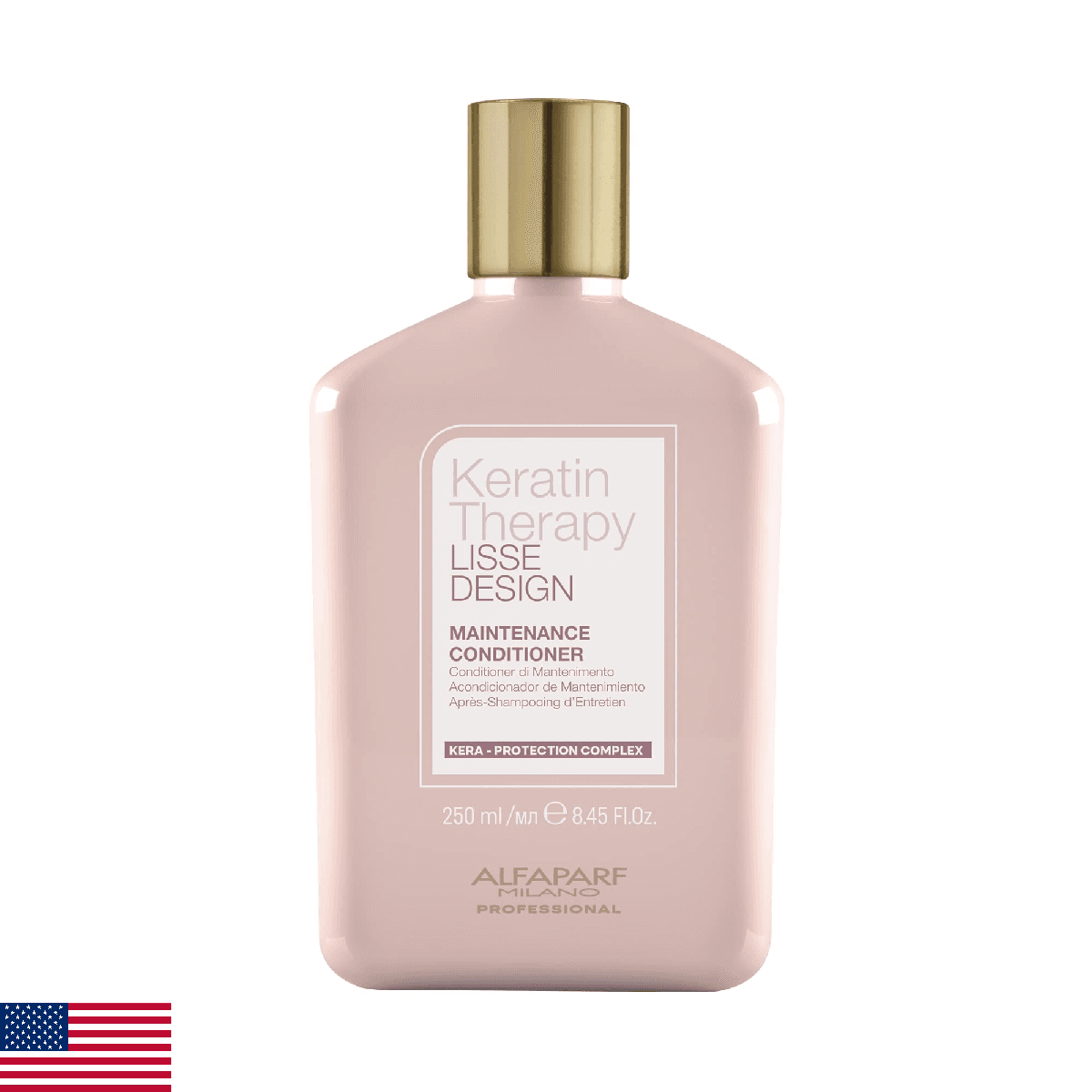 ALFAPARF MILANO Lisse Design Keratin Conditioner - Frizz Control - Maintains Ker - Image 1