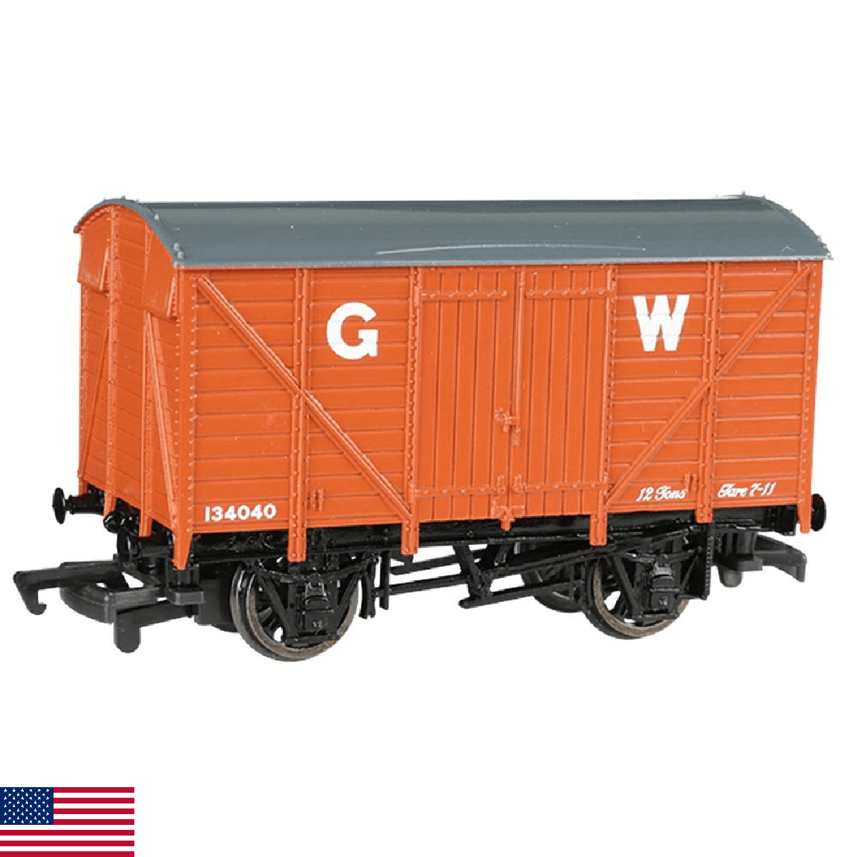 Thomas and Friends - VENTILATED VAN - GREAT WESTERN - HO Scale - Image 1