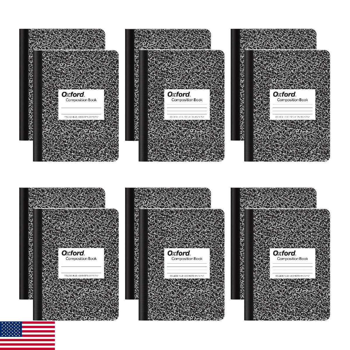 Oxford Composition Notebooks, School Supplies, Notebooks for School, College Rul - Image 1