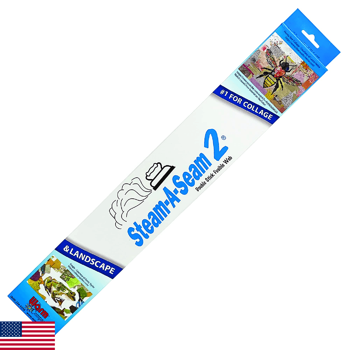 The Warm Company - Steam-A-Seam 2 – Double Stick Fusible Web, 18" x 3 Yards, Per - Image 1