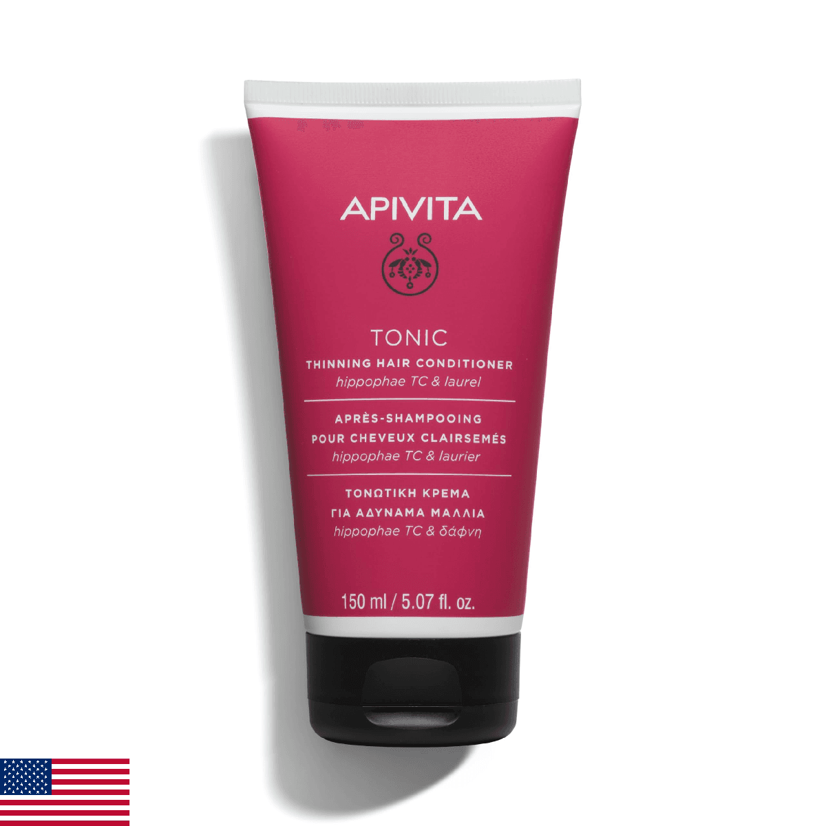 Apivita Tonic Thinning Hair Conditioner | Strengthens, Prevents Hair Thinning & - Image 1