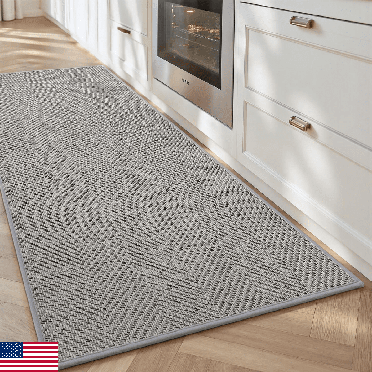 AMOAMI Kitchen Mats for Floor, Non Slip Washable Kitchen Rugs Absorbent Quick Dr - Image 1