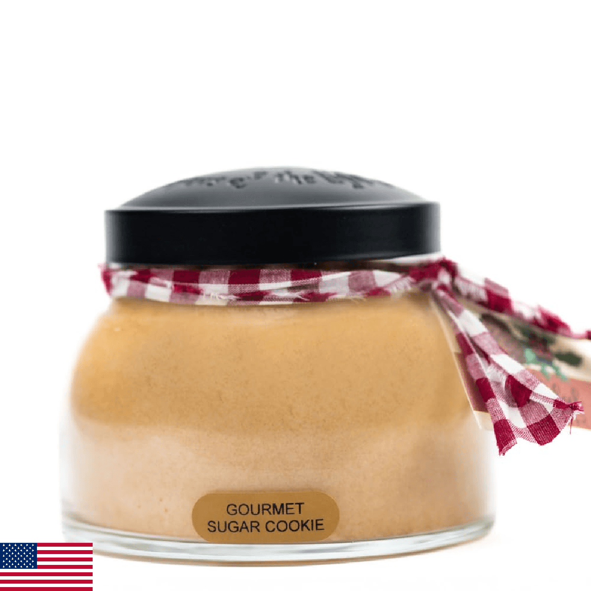 A Cheerful Giver Gourmet Sugar Cookie Mama Scented Glass Jar Candle 22oz Lid Tru - Image 1