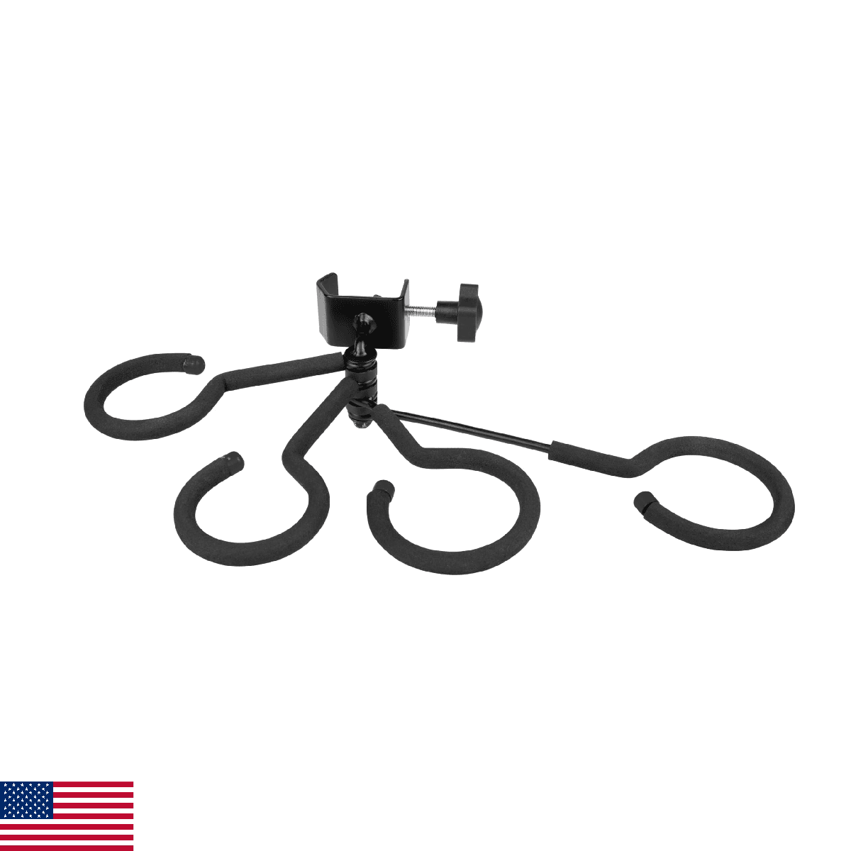 Gator Frameworks Stand-Clamping Rest for Four (4) Various-Size Horn Mutes; (GFW- - Image 1