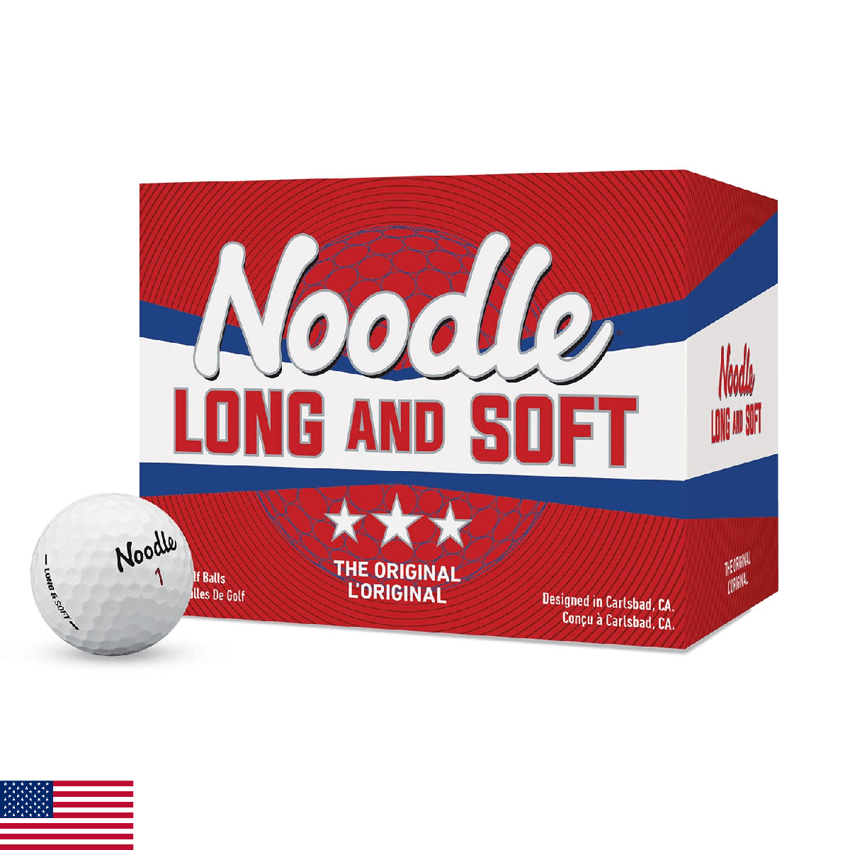 TaylorMade Golf NOODLE LONG & SOFT 15BP WHITE - Image 1