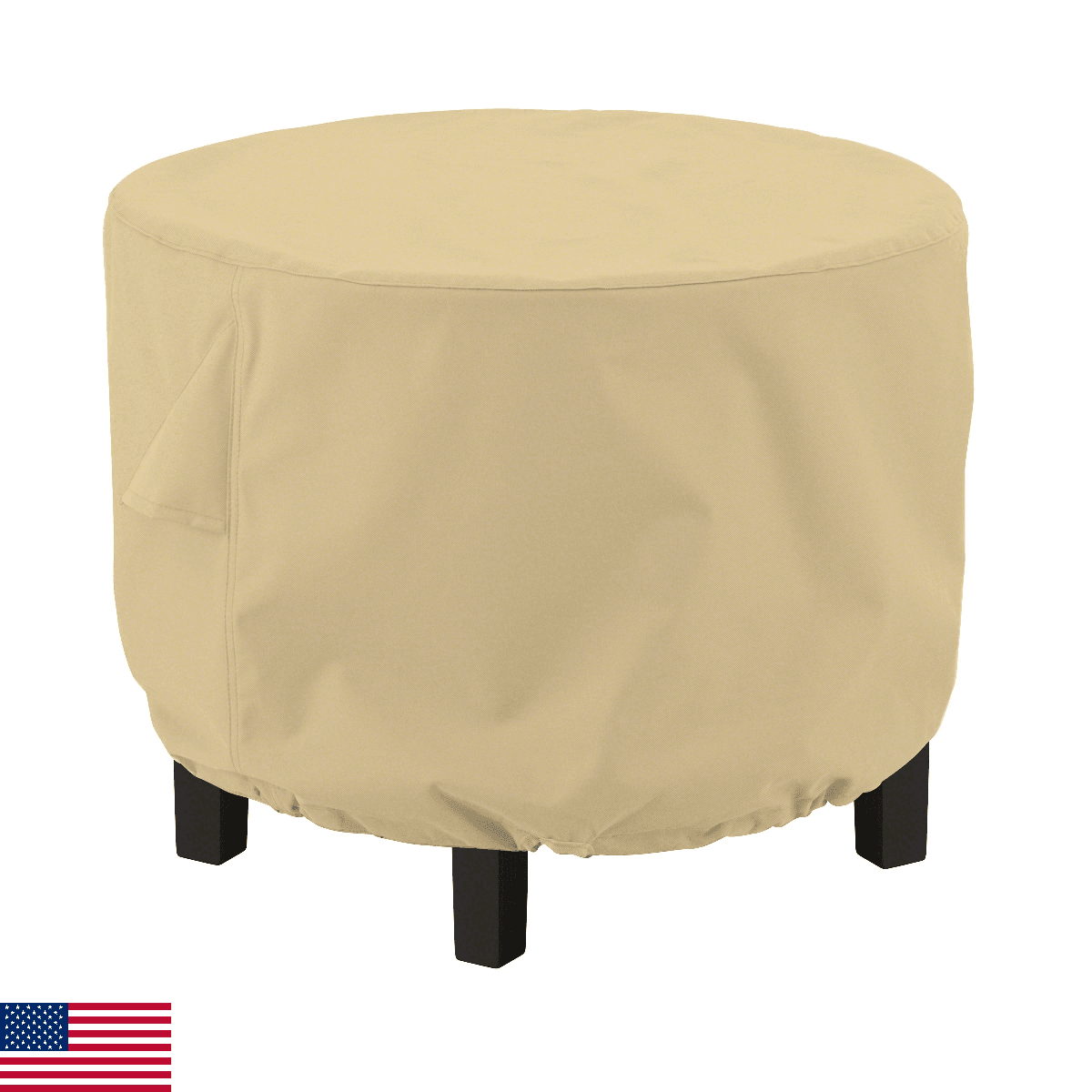 Classic Accessories Terrazzo Water-Resistant 36 Inch Round Ottoman Coffee Table - Image 1