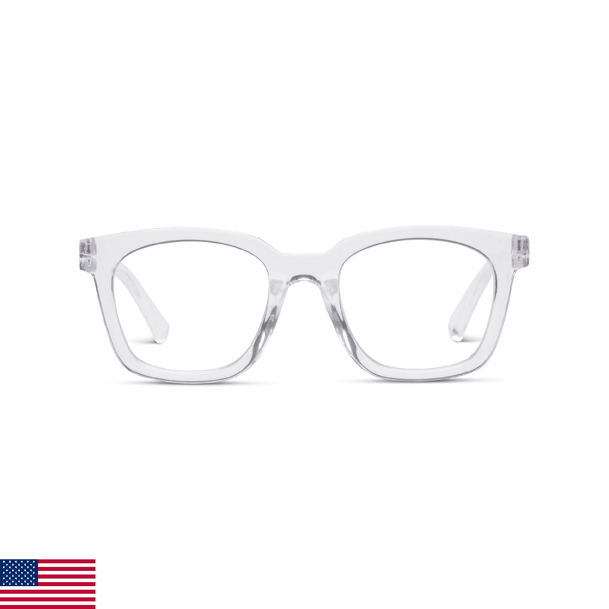 Peepers by PeeperSpecs Women's to The Max Square Blue Light Blocking Reading Gla - Image 1