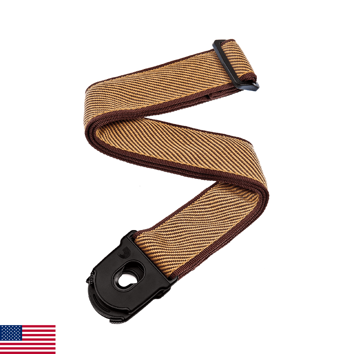 D'Addario Planet Waves Planet Lock Guitar Strap - Tweed - Image 1