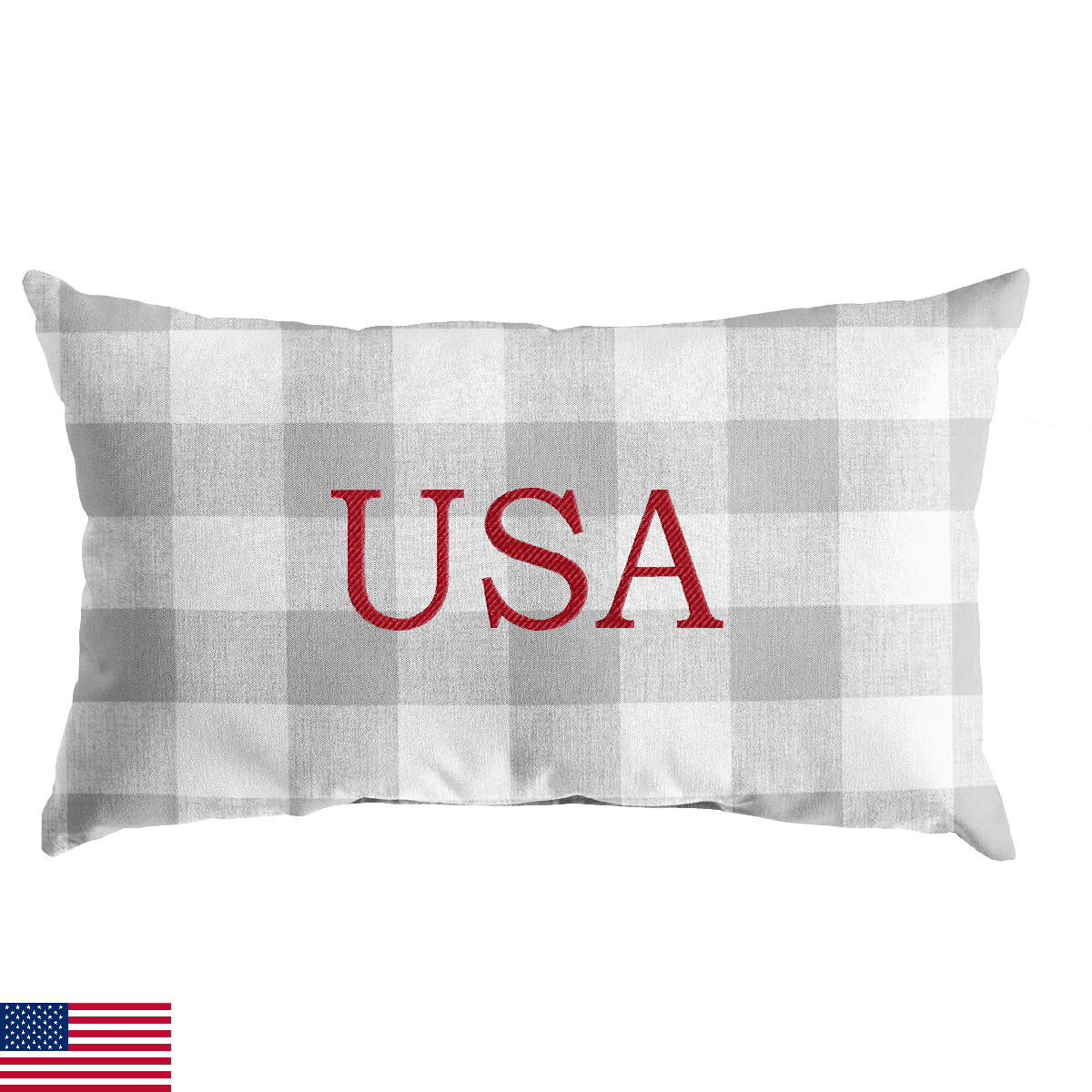 Sorra Home Premier Prints-Anderson Sea Salt Patio-Furniture-Pillows, 23.5 in x 2 - Image 1