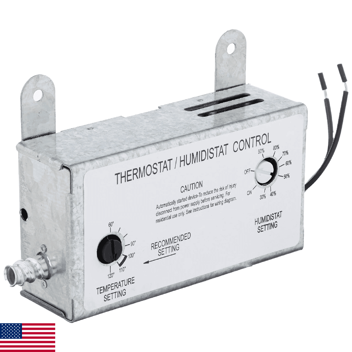 iLIVING ILG-001TH Humidity and Thermostat Control Box - Image 1