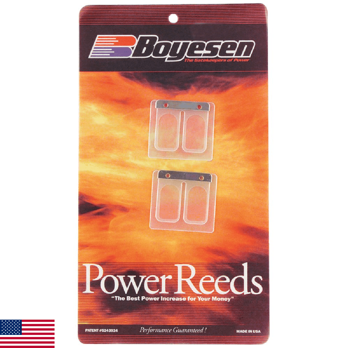 Boyesen 668 Power Reed for Kawasaki KXF80 2003-2006; Suzuki LT80 All Models, Bla - Image 1