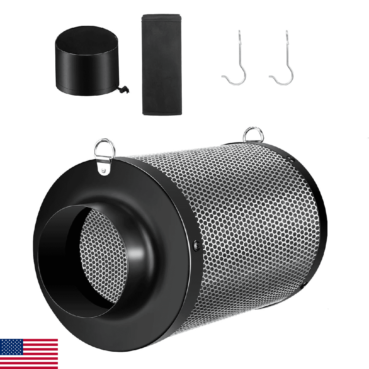ATOUR 4" Air Carbon Filter with Australian Virgin Charcoal – Superior Odor Contr - Image 1