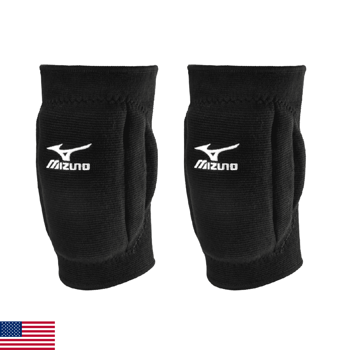 Mizuno Youth T10 Plus Volleyball Kneepad, One Size, Black - Image 1