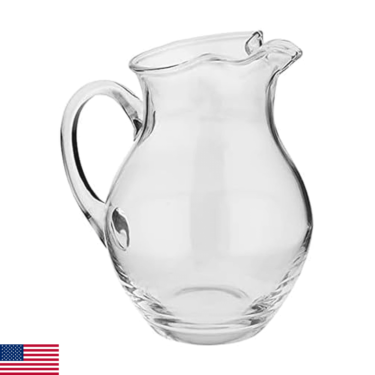 Mikasa Napoli Clear Glass Beverage Pitcher, 70 Oz, Durable, Elegant Design - Image 1