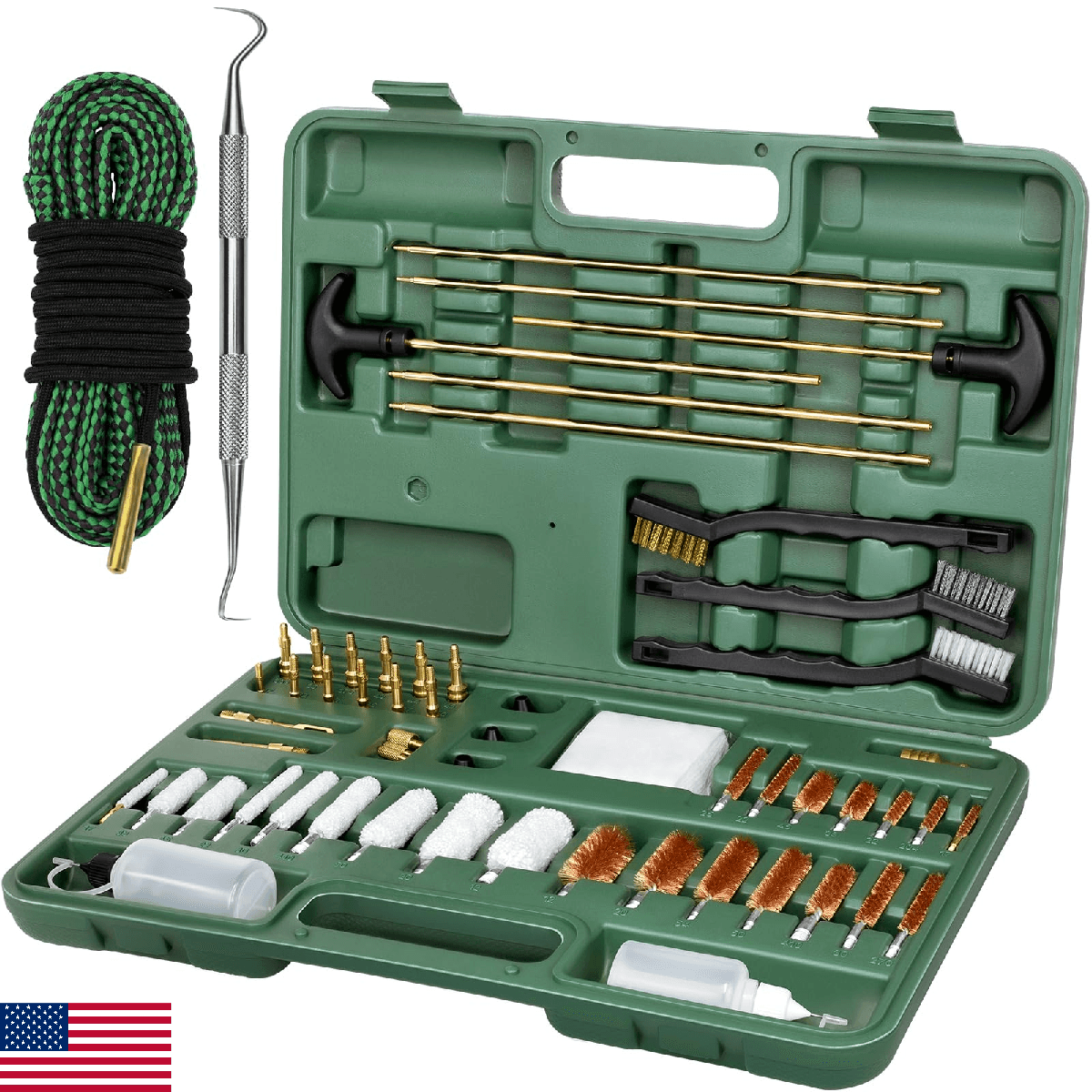 Focopot Gun Cleaning Kit for .308 .223 5.56 7.62Cal, Rifle Cleaning Kit for Hunt - Image 1