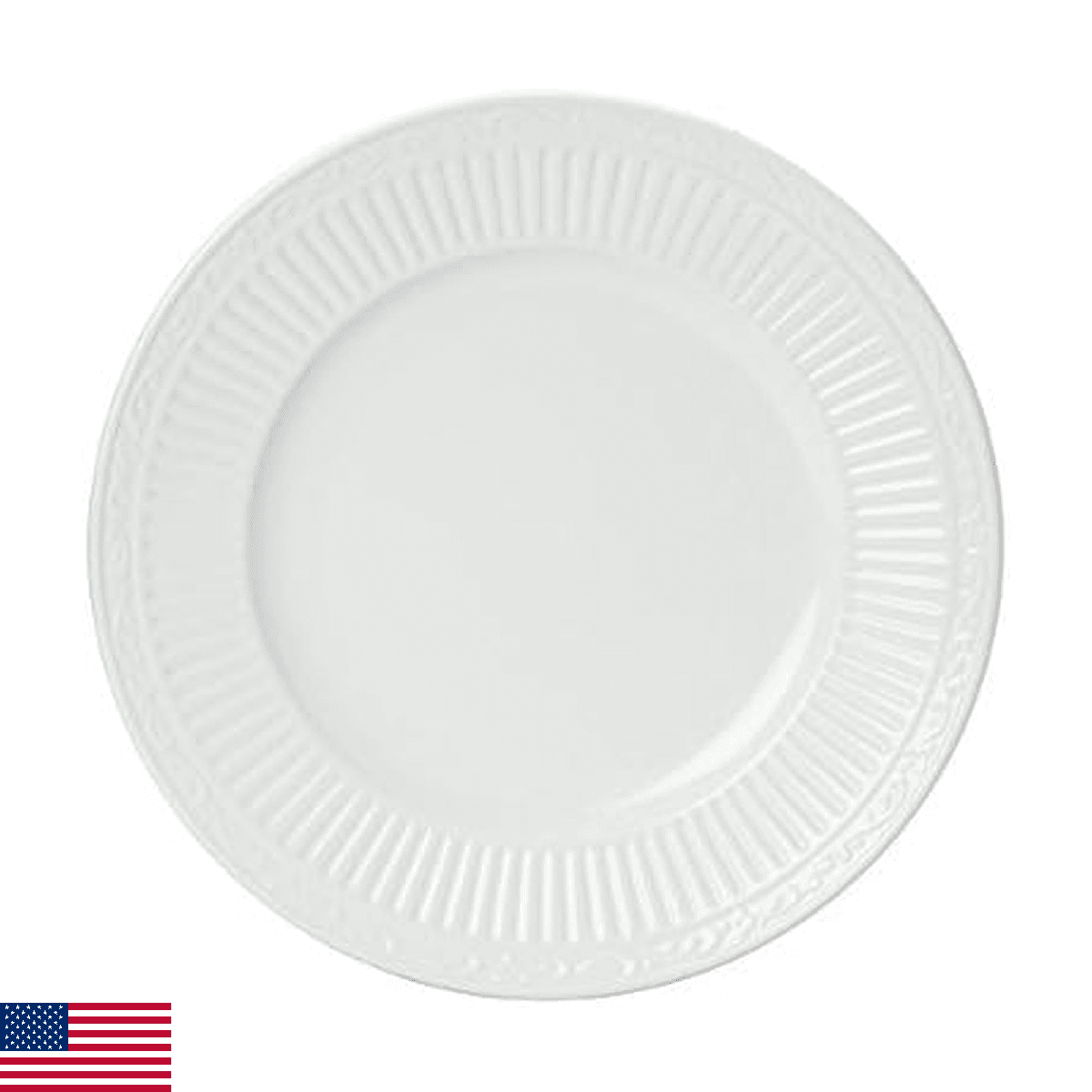 Mikasa Italian Countryside Salad Plate White 8.25 Inch DD900-202 - Image 1