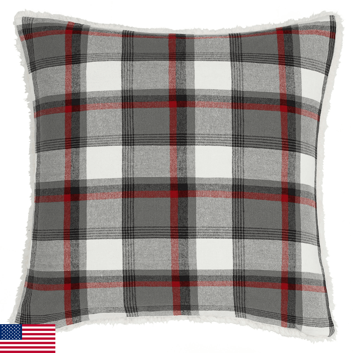 Eddie Bauer Home - Throw Pillow with Zipper Closure, Perfect Home Decor for Bed - Image 1