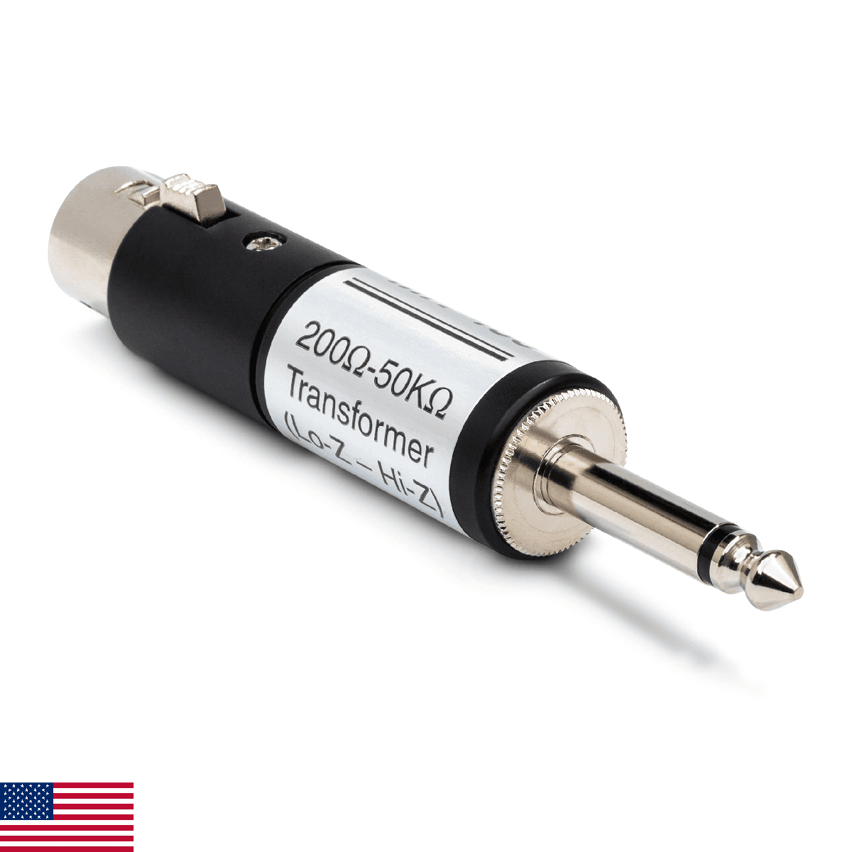 Hosa MIT-435 Impedance Transformer, XLR3F to 1/4 Inch TS - Image 1