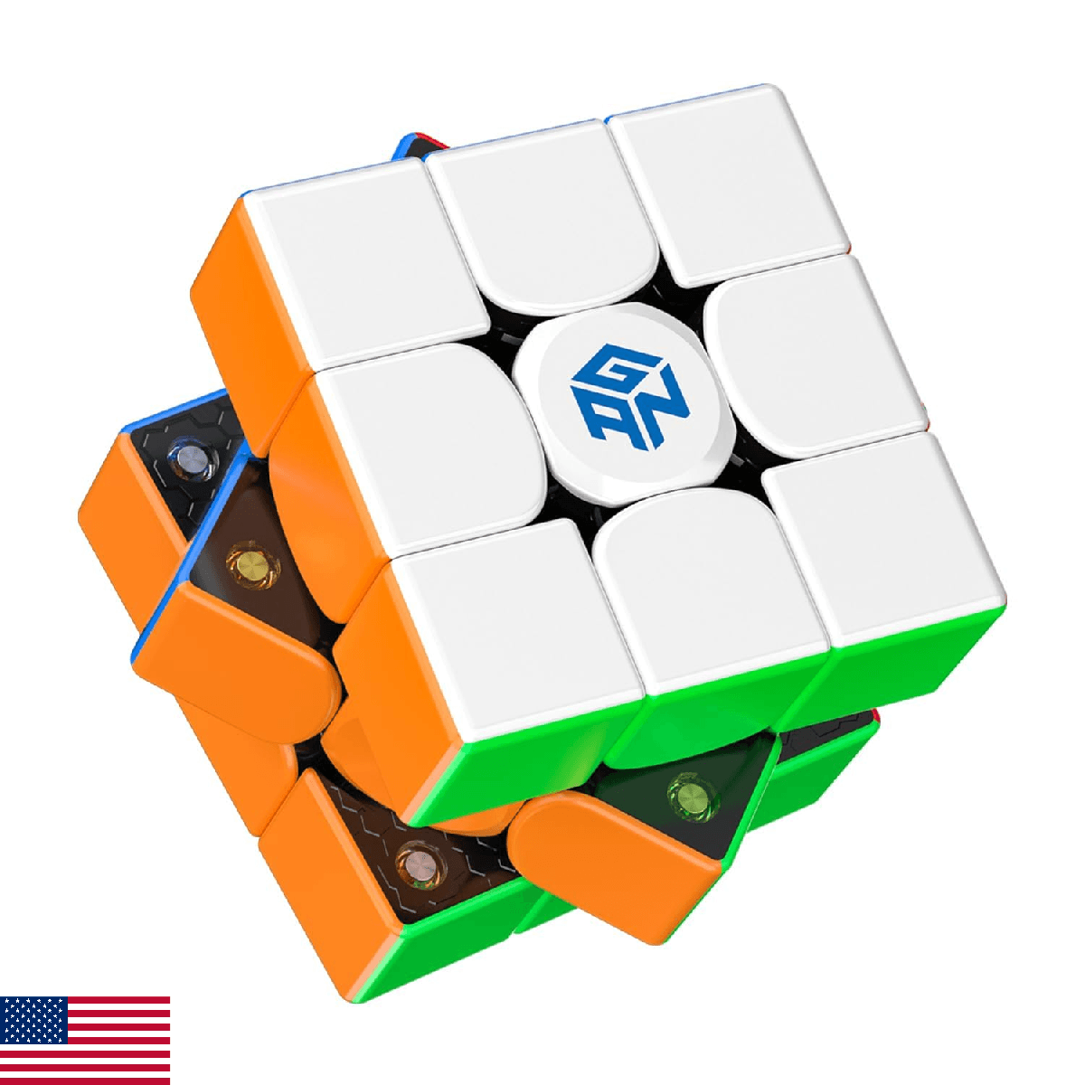 GAN 356 M, Speed Cube 3x3 Magnetic Speedcube Stickerless 356M Fidget Toys for Ki - Image 1