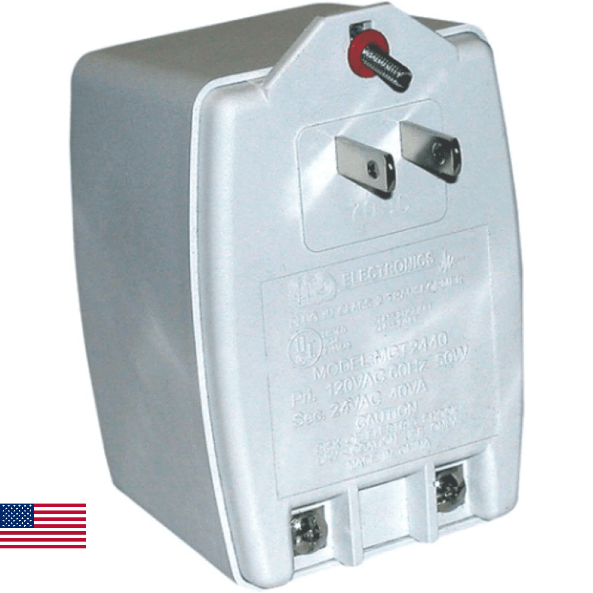 Class II Transformer - 12 Volt AC, 40 VA, UL/CSA Approved : MGT-1240 - Image 1