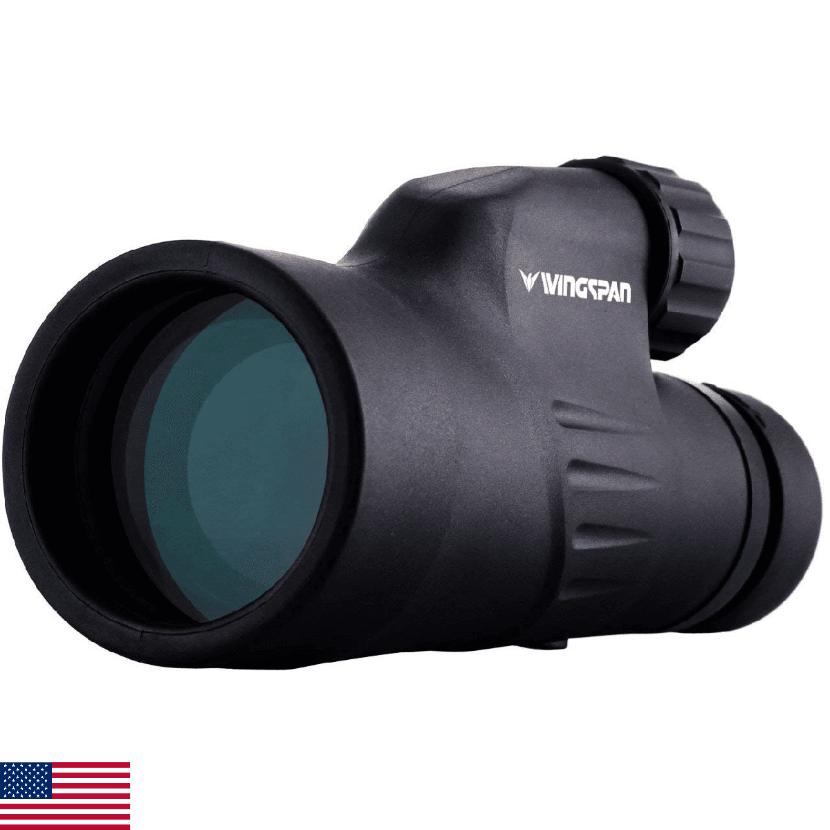 Wingspan Optics Explorer 12x50 Monocular - Bright & Clear, Waterproof, Fog Proof - Image 1