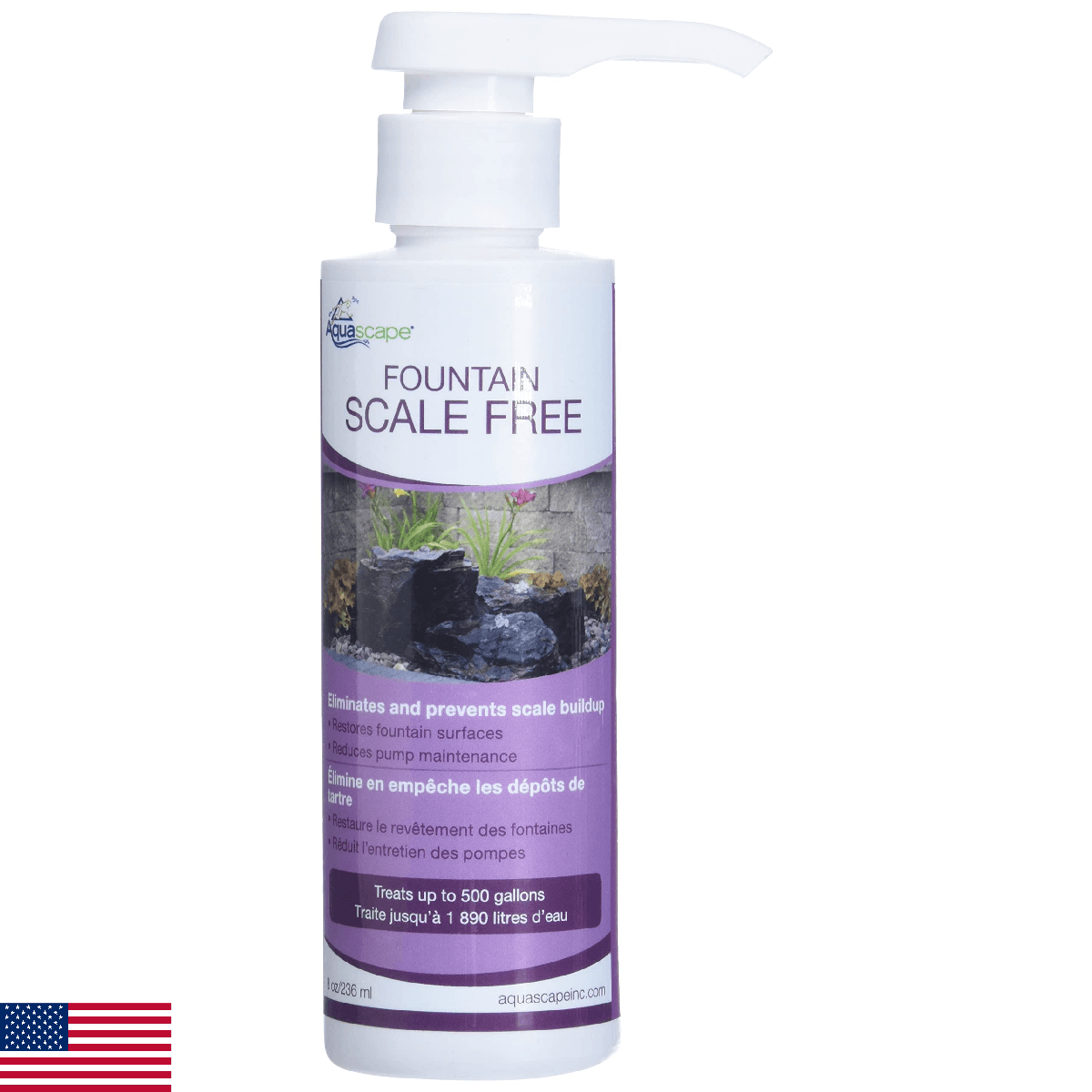Aquascape 98907 Fountain Scale Free Water Treatment, 8-Ounce - Image 1