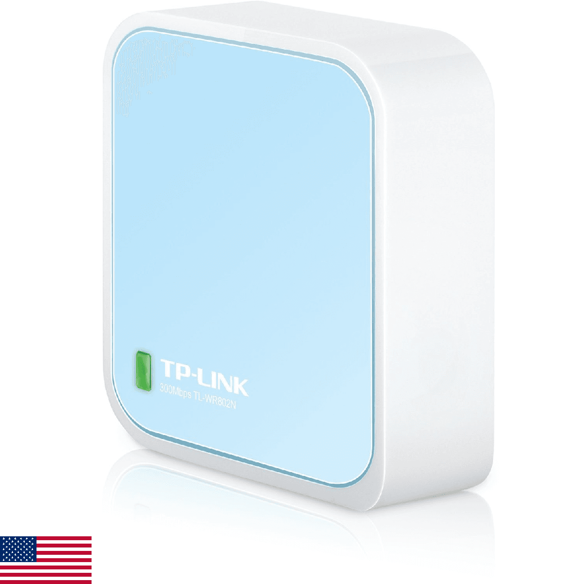 TP-Link N300 Wireless Portable Nano Travel Router(TL-WR802N) - WiFi Bridge/Range - Image 1