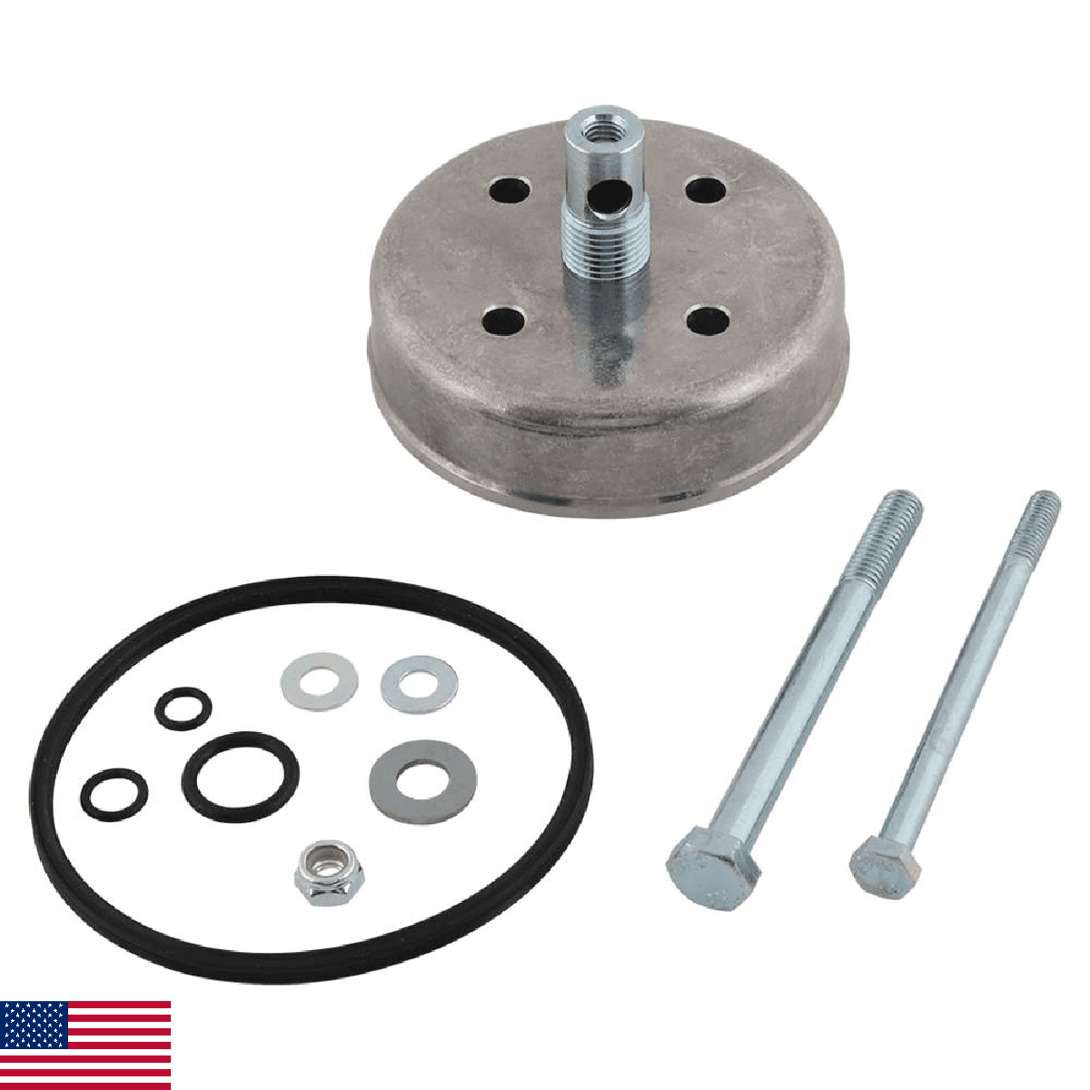 Tractor Fuel Filter Adapter DP10 - Replaces CAV Cartridge to Spin-On - Image 1