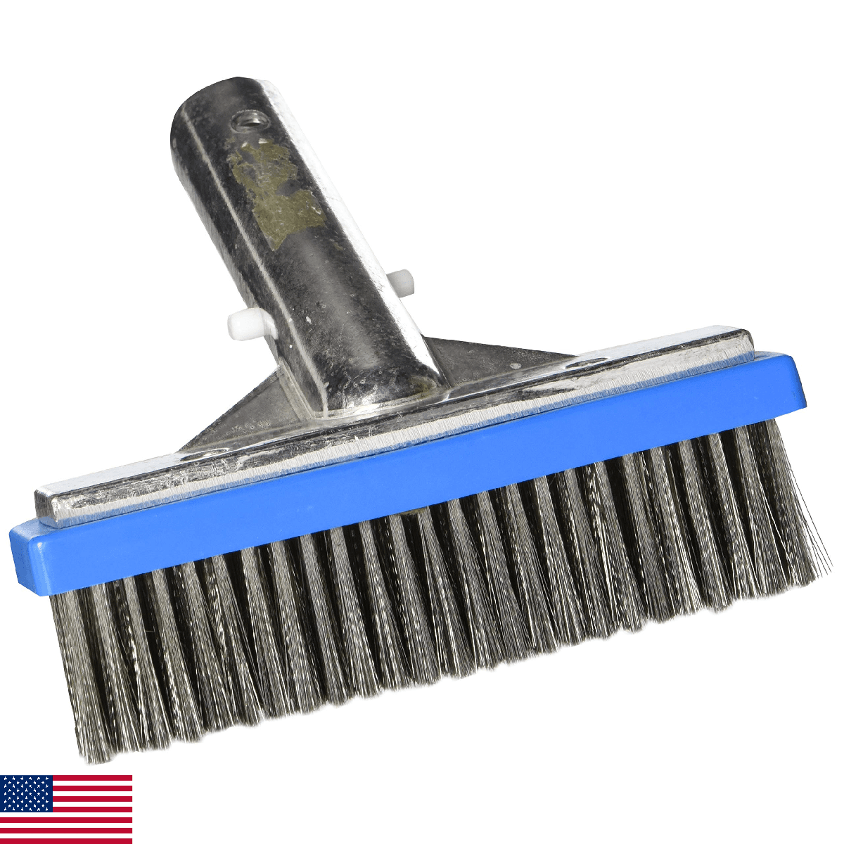 Pentair R111616 604A Back Aluminum Algae Brush with Stainless Steel Bristle, 6-I - Image 1