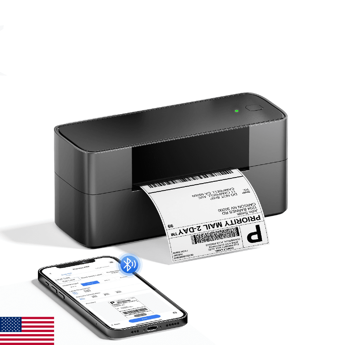 Itari 245BT 4x6 Bluetooth Thermal Label Printer for Small Business iOS Android P - Image 1