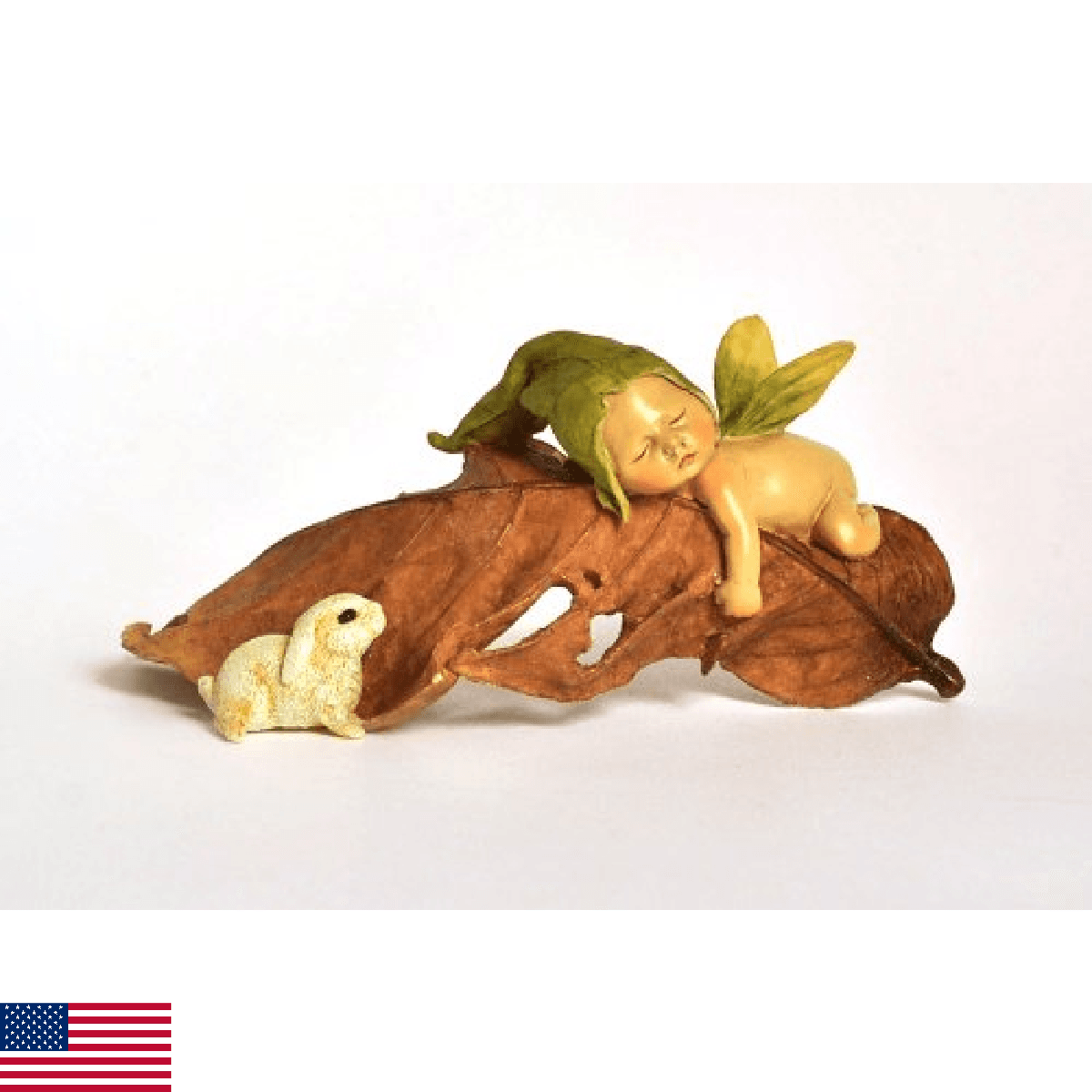 Top Collection Enchanted Story Garden Sleeping Fairy Baby Outdoor Décor with Bab - Image 1