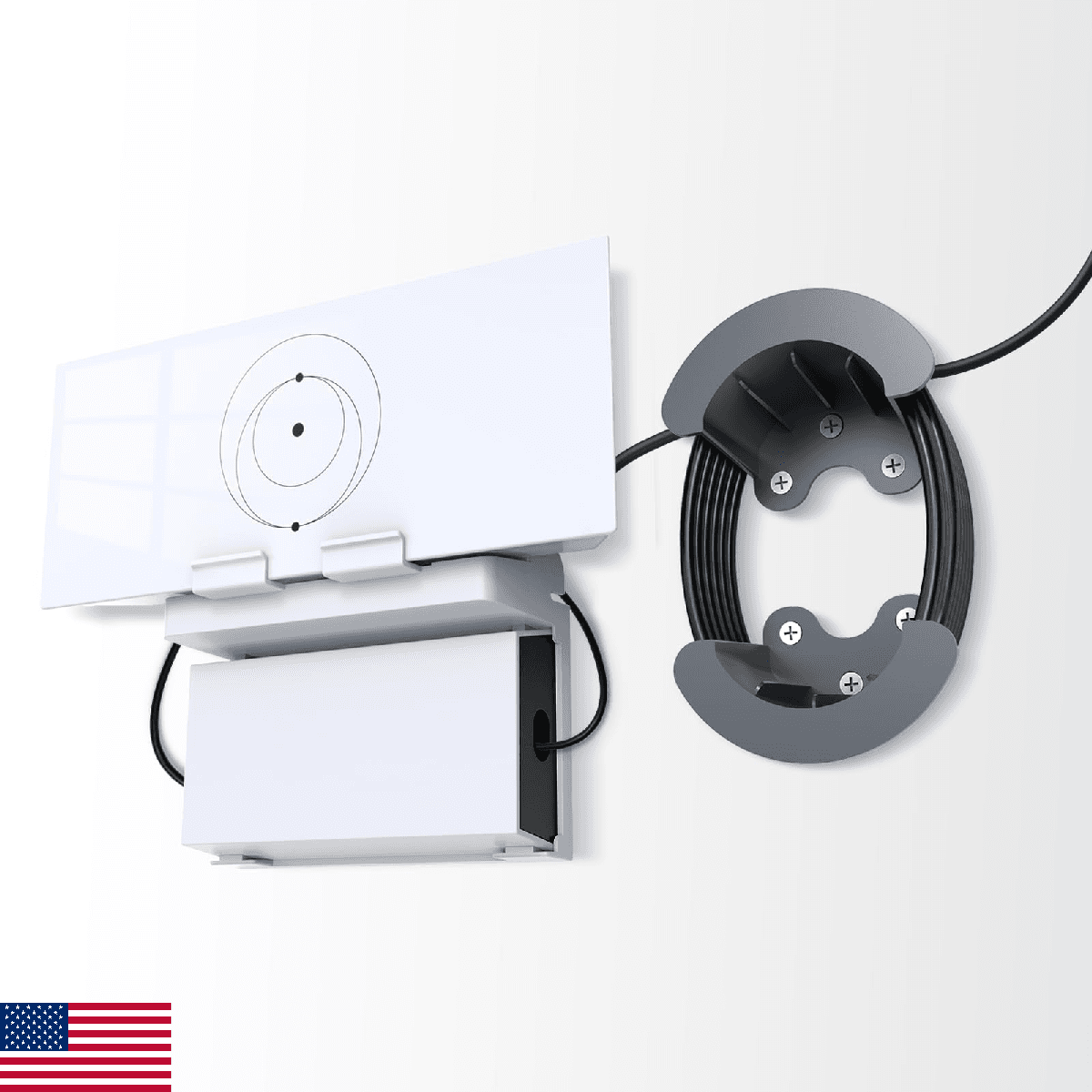 UBeesize Starlink Mount, Standard Gen 3 Router Wall Mount with Cable Caddy, All - Image 1