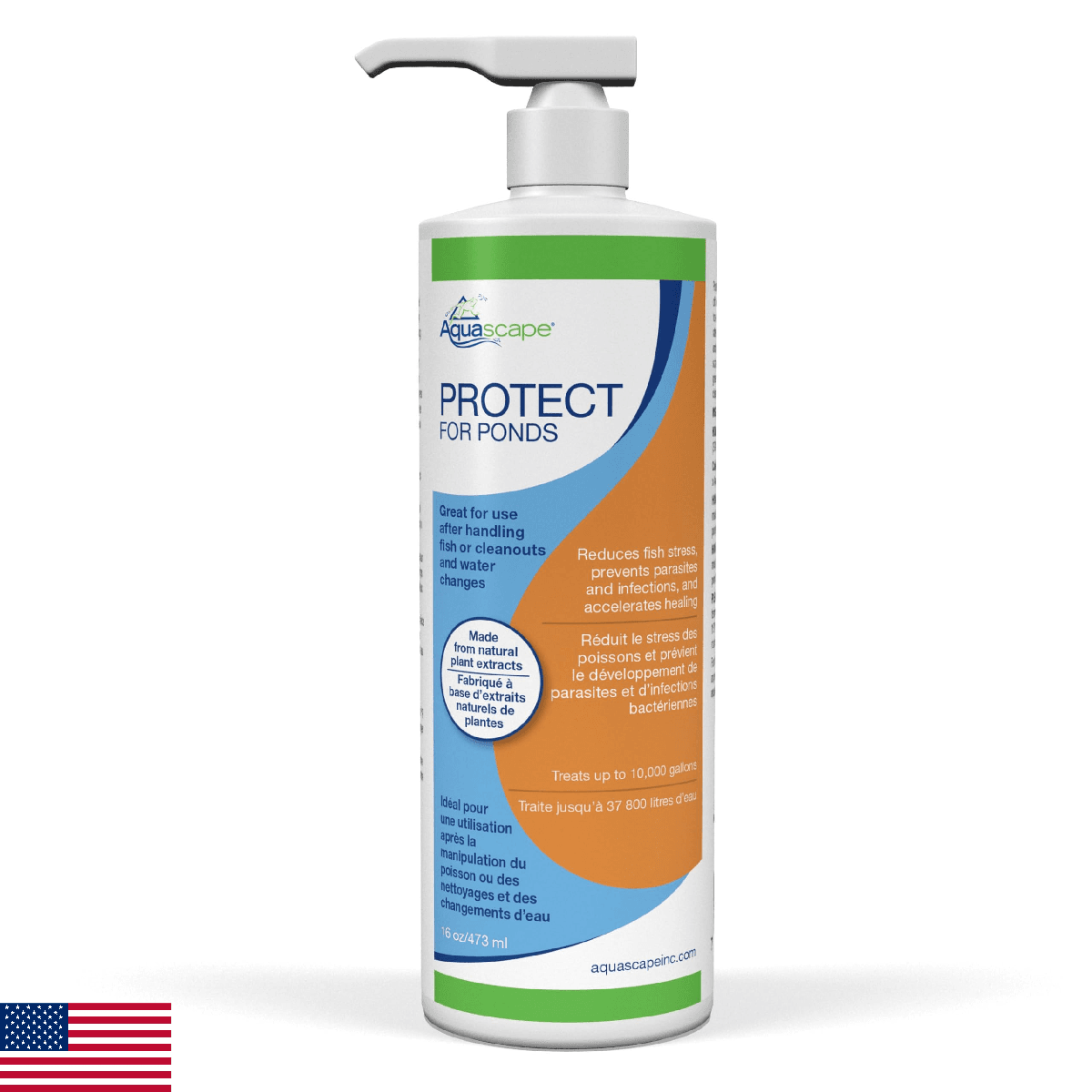 Aquascape PROTECT Water Treatment Koi and Fish Ponds All-Natural 16oz - Image 1