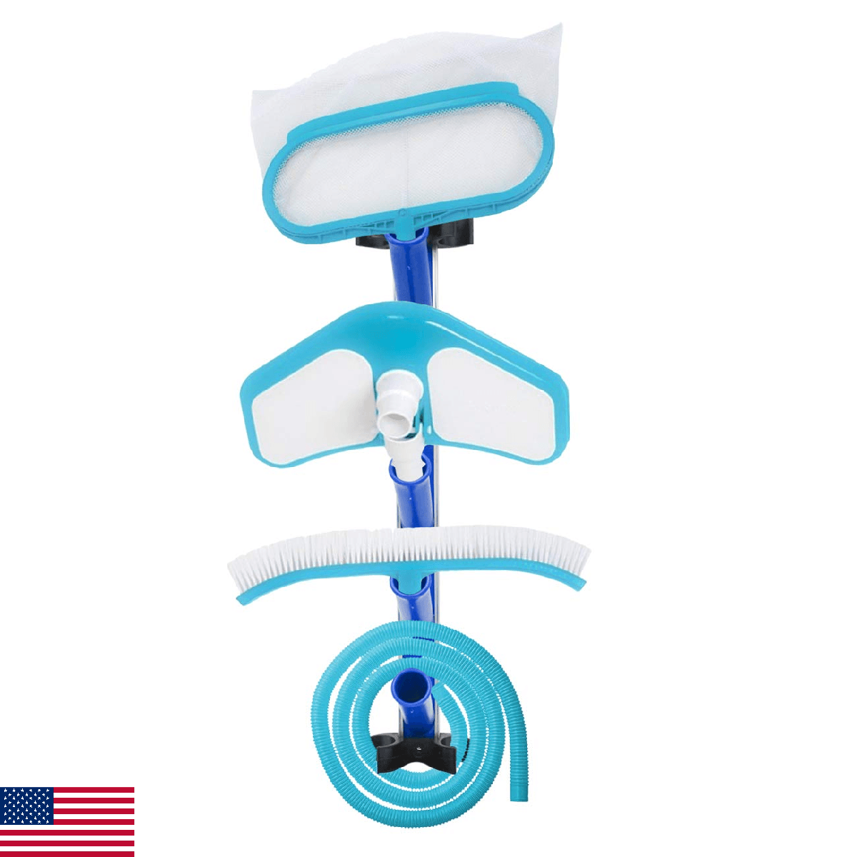 Trademark Innovations Swimming Pool Cleaning Supplies Rack Organizer Hanger Cadd - Image 1