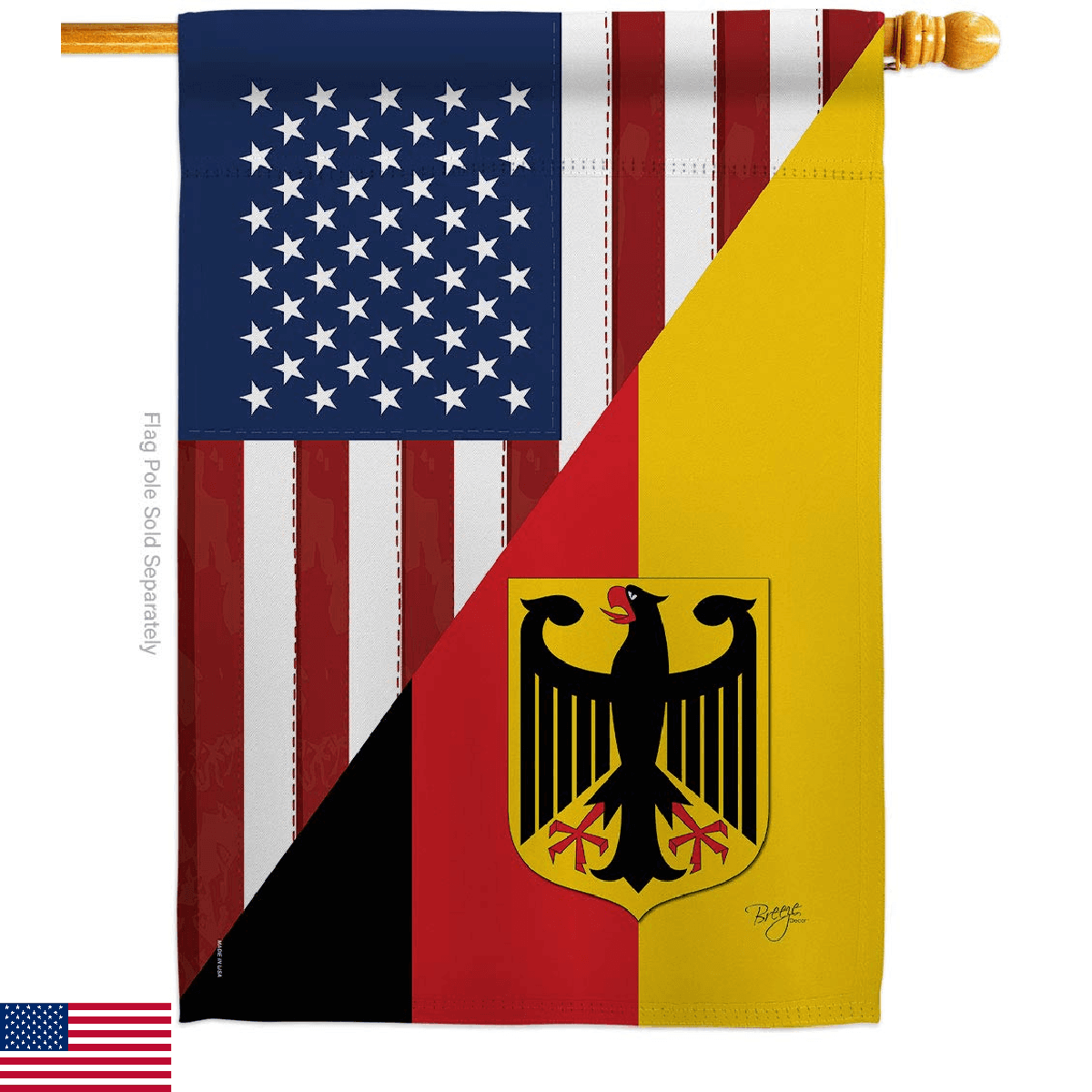 Breeze Decor - US German Friendship Flags of The World - Everyday Impressions De - Image 1