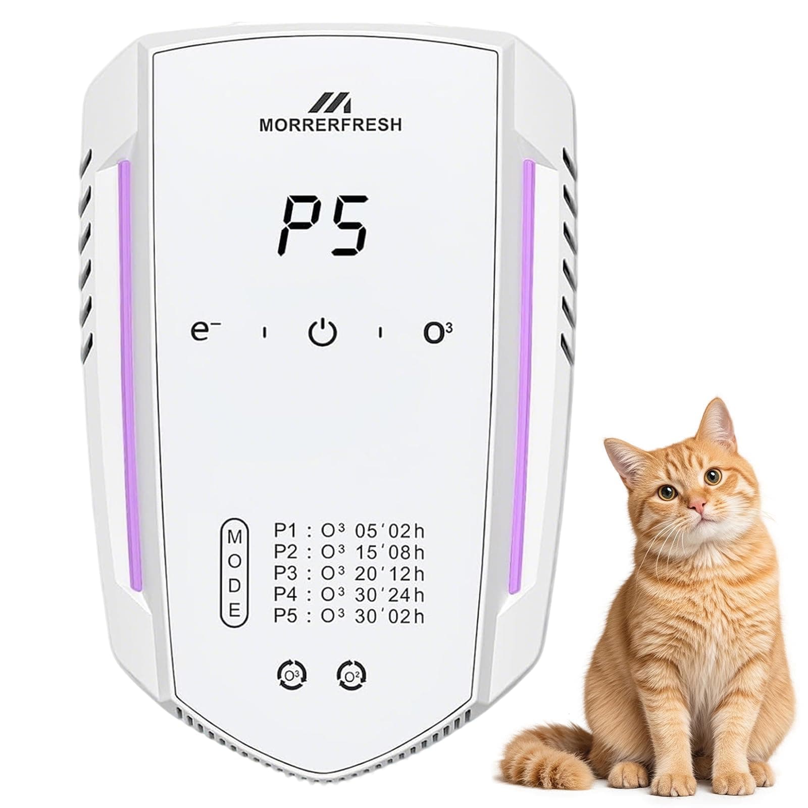 Morrerfresh Cat Litter Deodorizer Air Ionizer Ozone Generator Odor Eliminator fo - Image 1