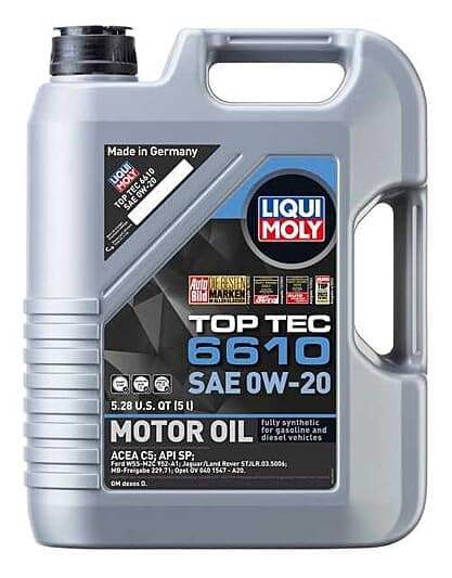 Liqui Moly TOP TEC 6610 0W20 5 Liters (Case of 1) - Image 1