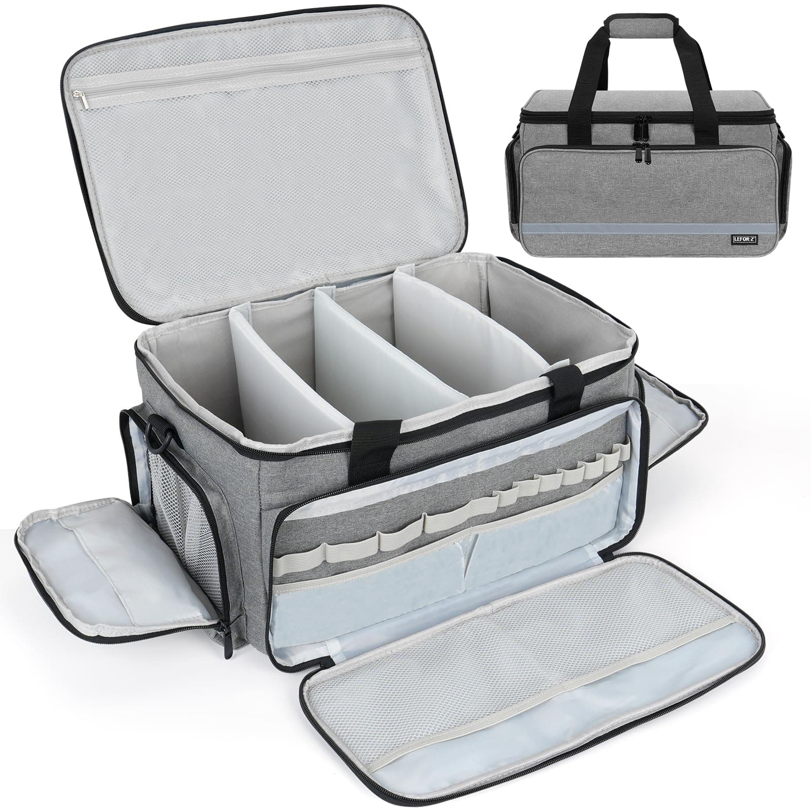 LEFOR·Z Medical Bag Home Health Nurse, First Aid & Storage w/Detachable Strap - Image 1