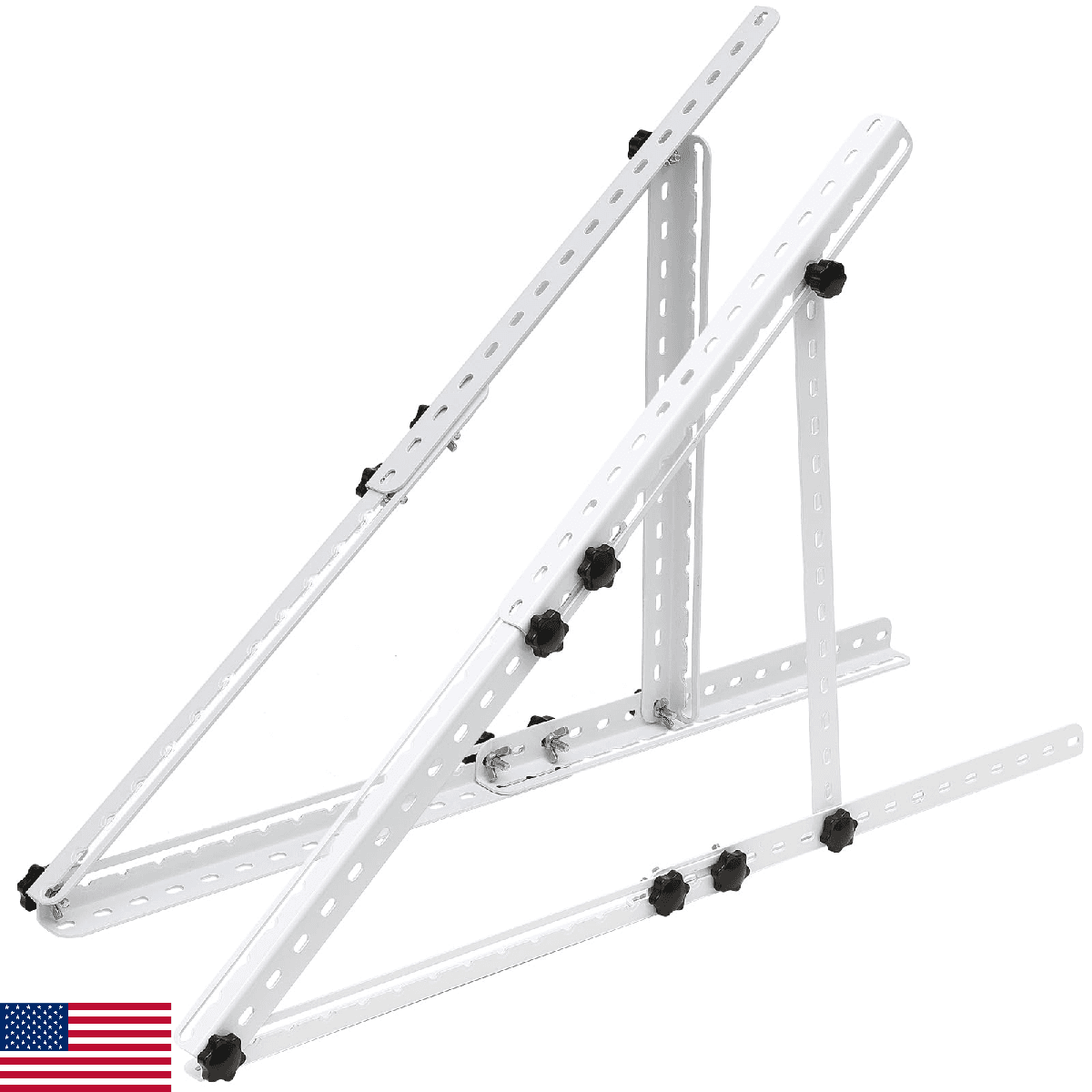 JAOTREL 32in Solar Panel Mount w/ Foldable Tilt Legs, Adjustable for RV & Roof - Image 1