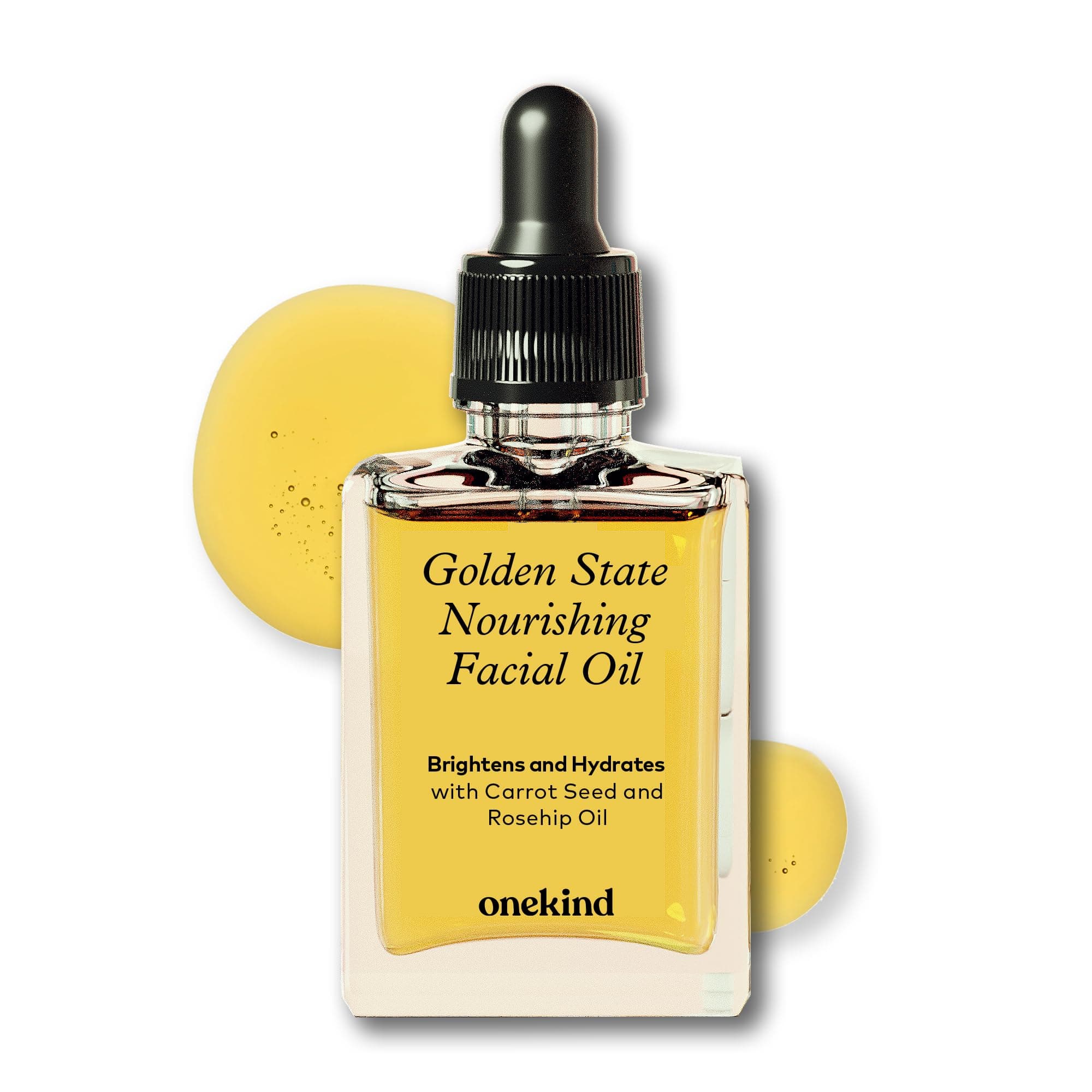 Onekind Golden State Anti Aging Botanical Face Oil with Rosehip Seed Oil, Sea Bu - Image 1