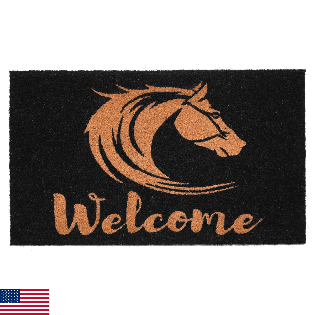 Calloway Mills Stallion Welcome Coir Doormat - Durable & Weather Tolerant - Image 1