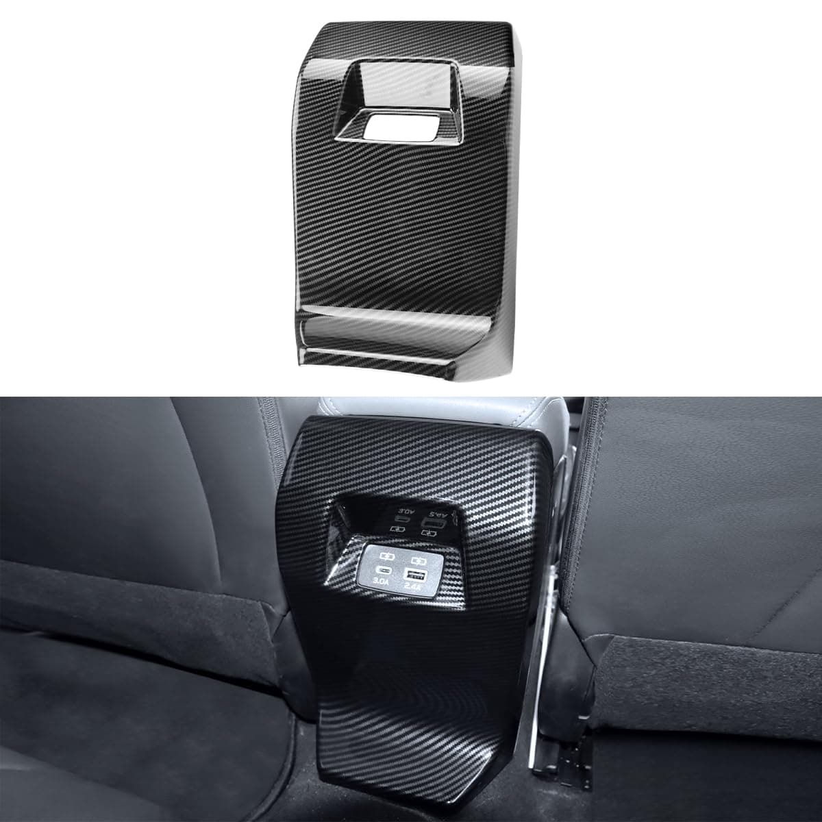 INTGET ABS Rear Air Vent Cover compatible with Subaru Crosstrek Impreza 2024-202 - Image 1