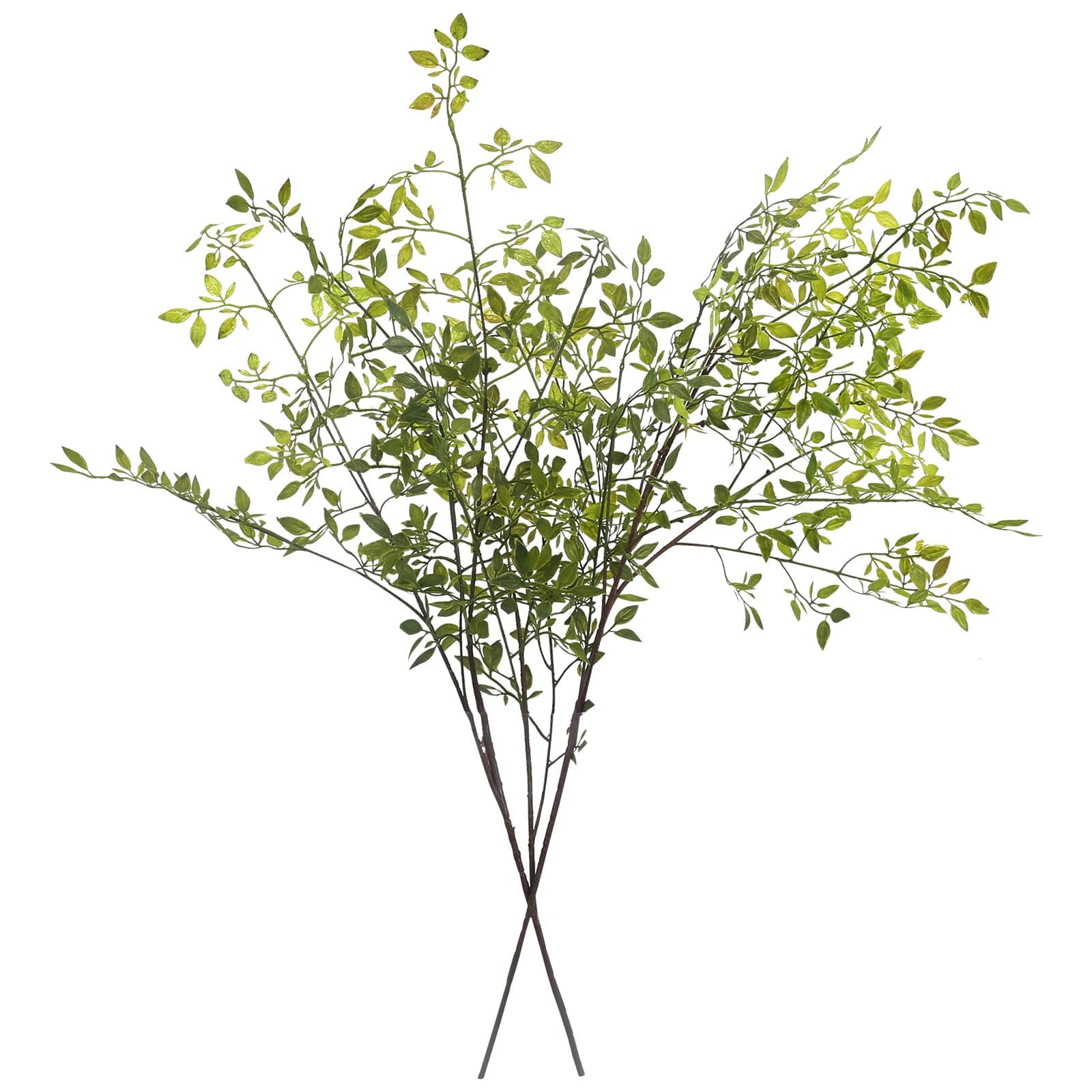 Melorca&Guilla 2PCS 43" Faux Green Branches for Vase Artificial Plants Decor - Image 1
