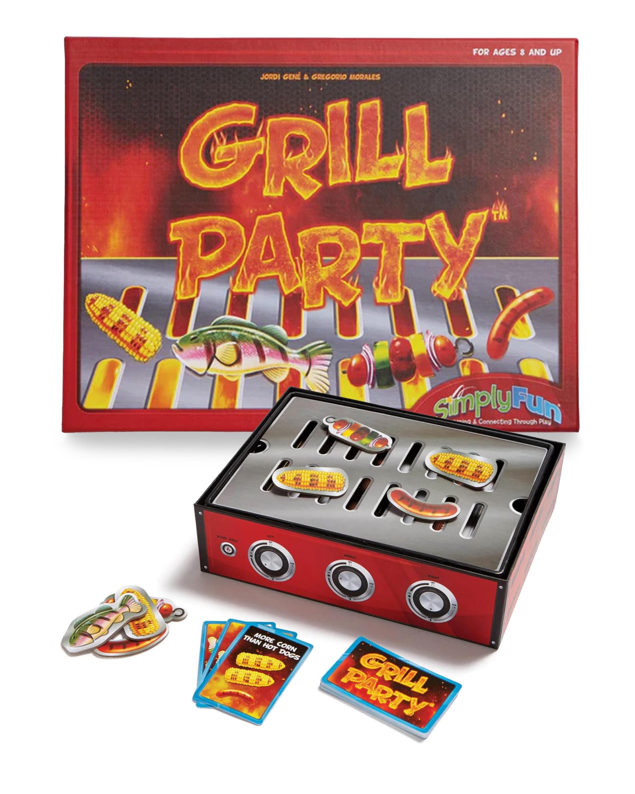 SimplyFun Grill Party - A BBQ Algebra Game for 3rd Grade Math - Engaging and Edu - Image 1